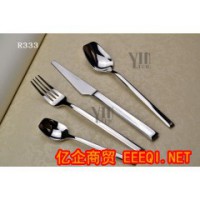 Yayoda系列酒店专用刀叉匙 西餐刀叉 不锈钢餐具 长冰勺