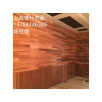 上海唯升木业长期供应红雪松防腐木园林景观材料加工批发