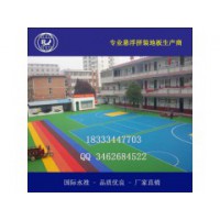 环保幼儿园悬浮地板防滑篮球场运动地板