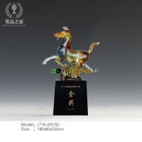马踏飞燕 琉璃马工艺品摆件 中国旅游节纪念品定做